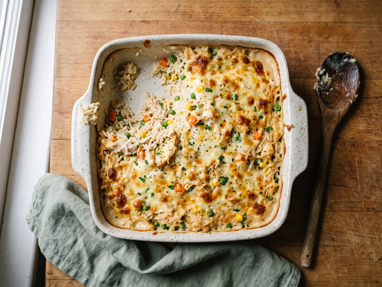 Arroz de forno cremoso