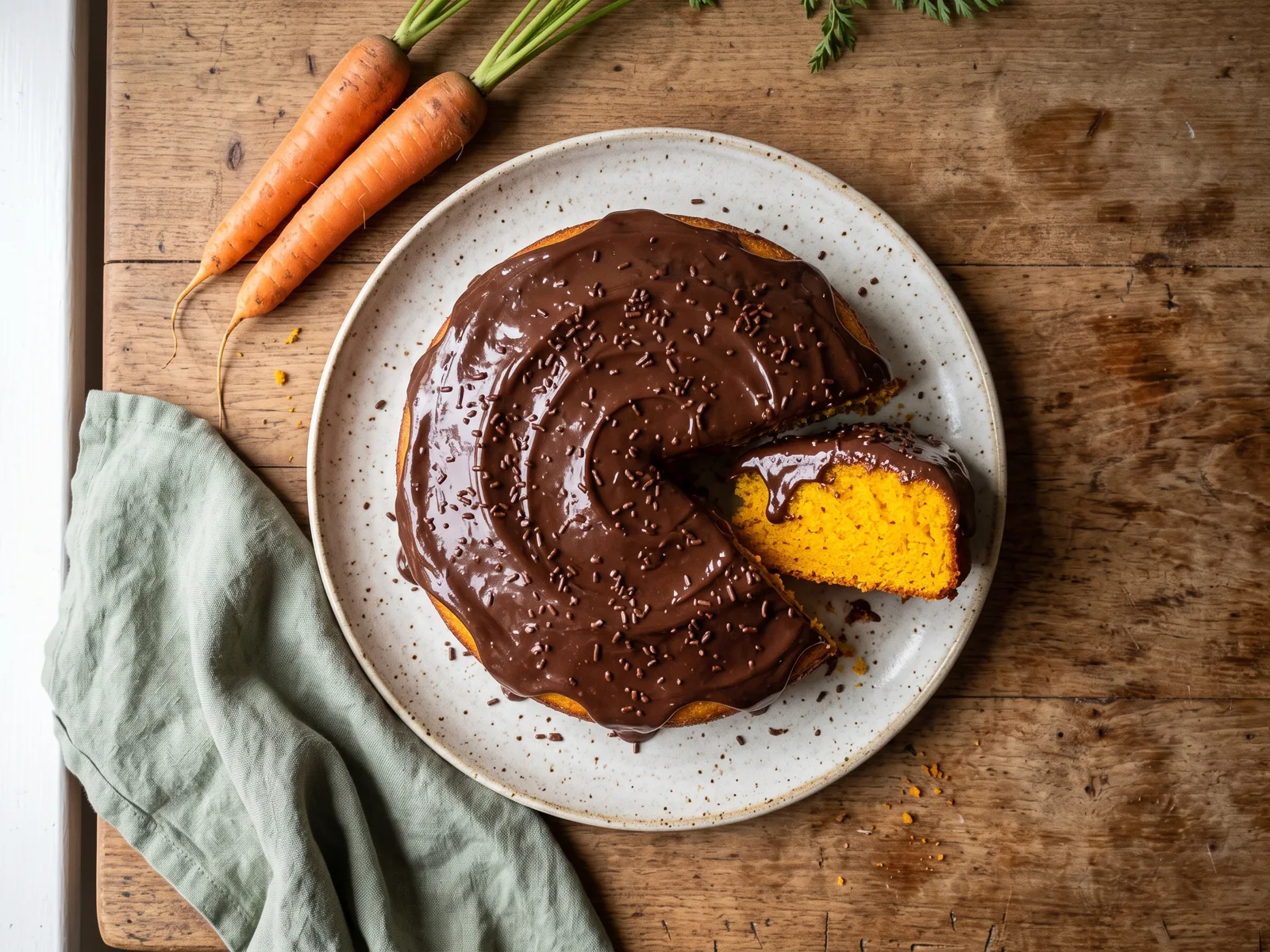 Bolo de cenoura fofinho