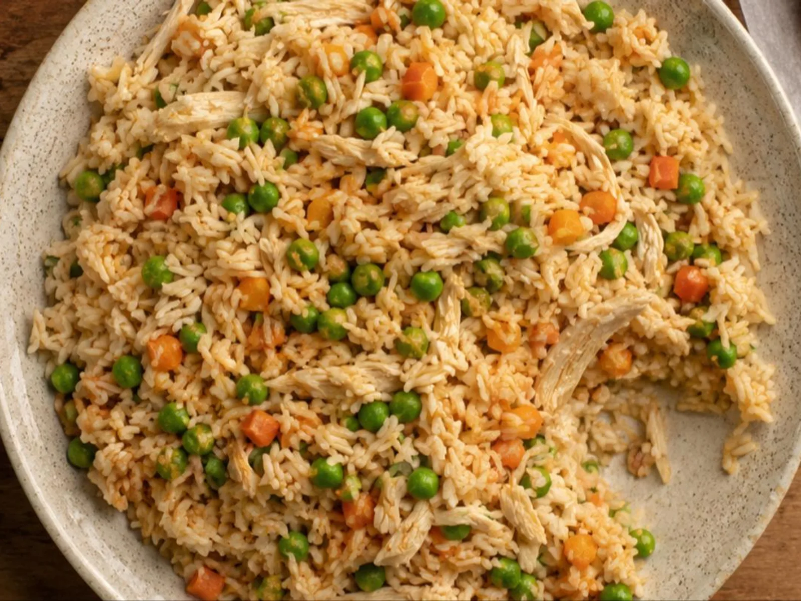 Arroz com frango