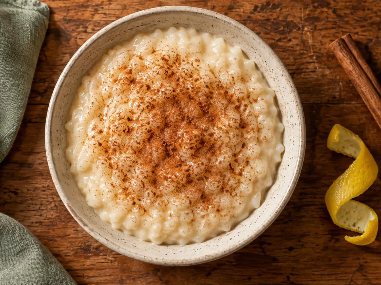 Arroz-doce cremoso