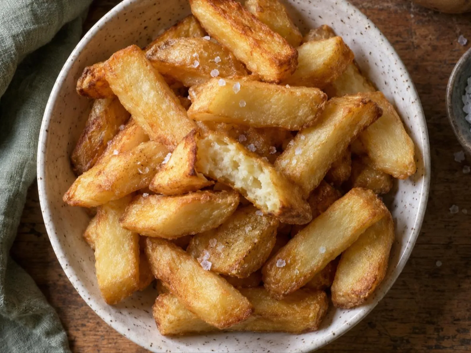 Batata frita caseira crocante