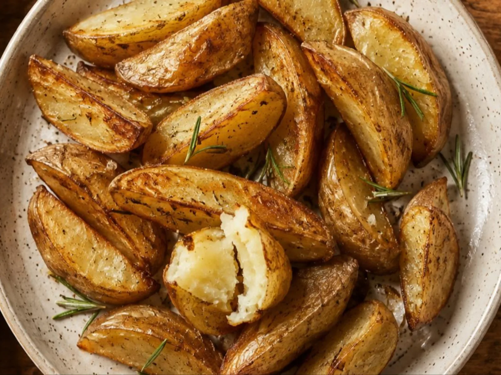 Batata rústica na air fryer