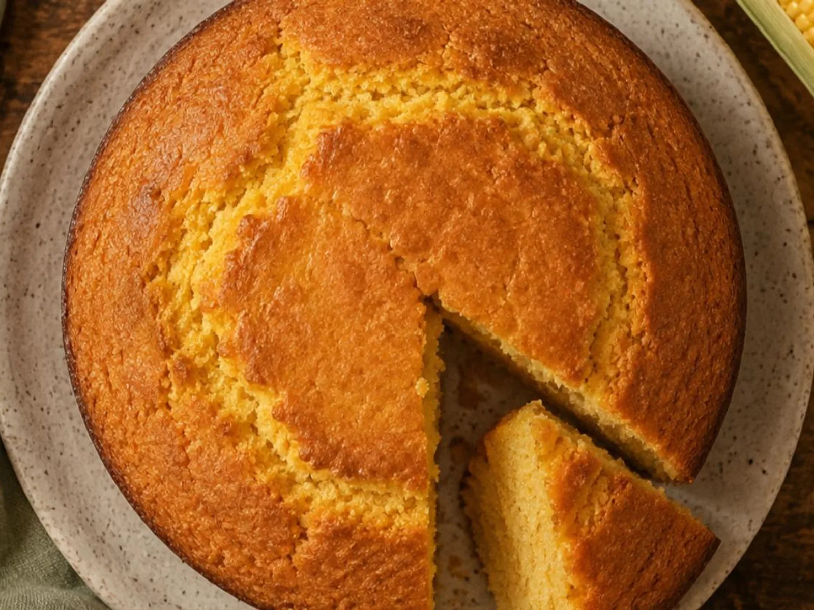 Bolo de milho de liquidificador