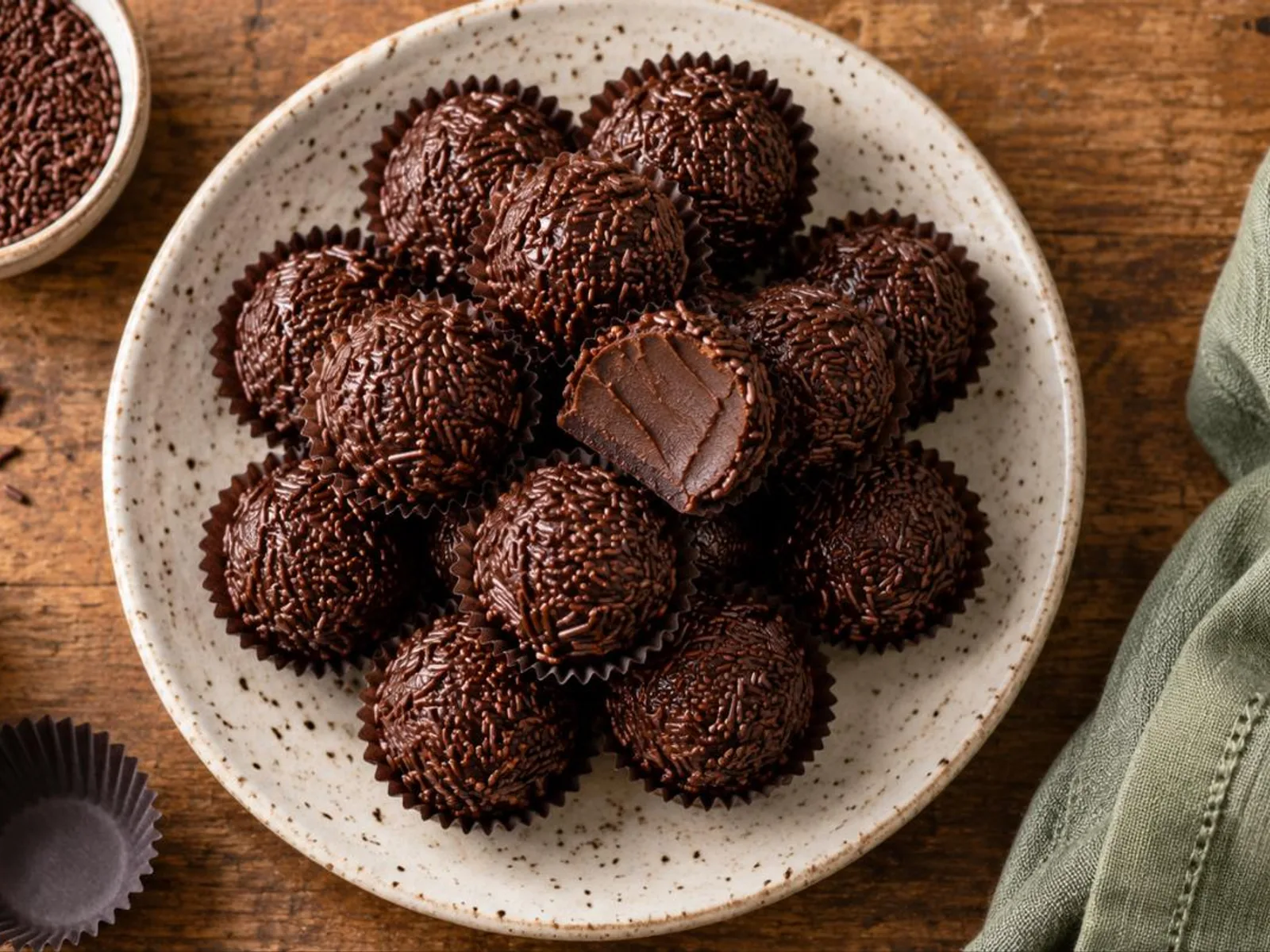 Brigadeiro gourmet de enrolar