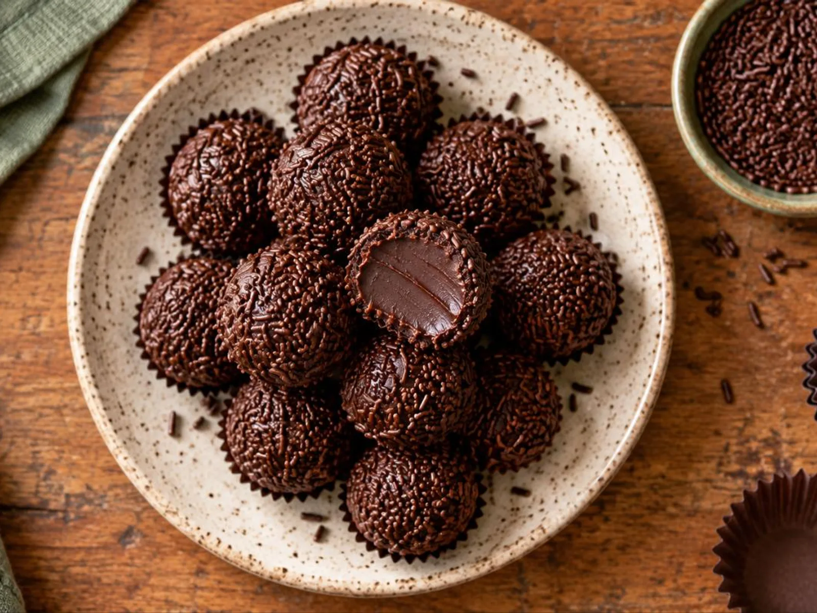 Brigadeiro vegano de castanha