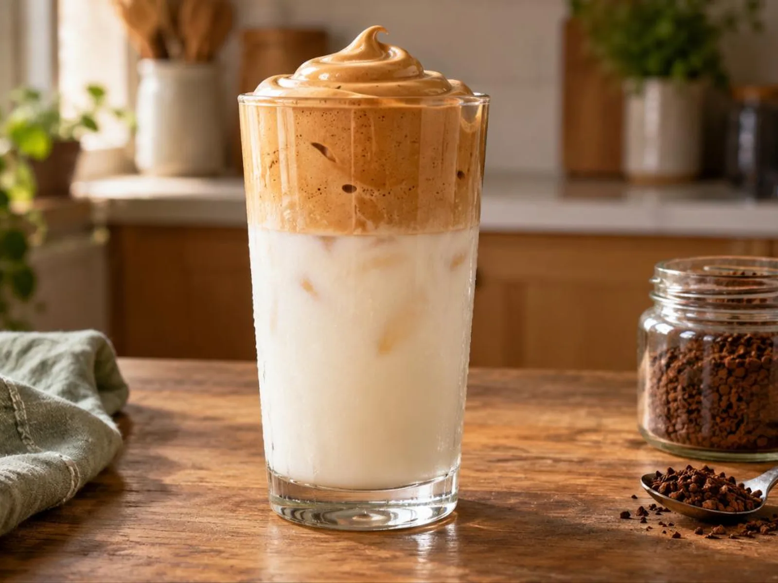 Café gelado batido