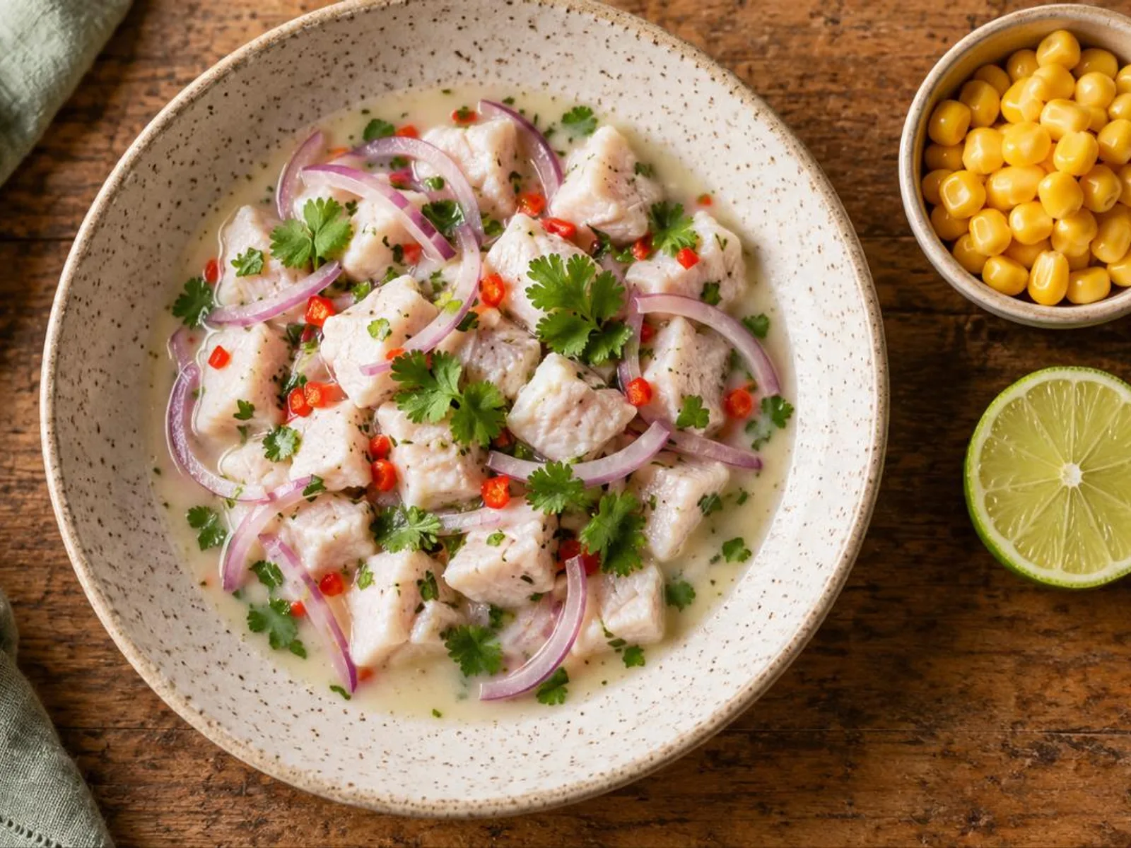Ceviche de tilápia