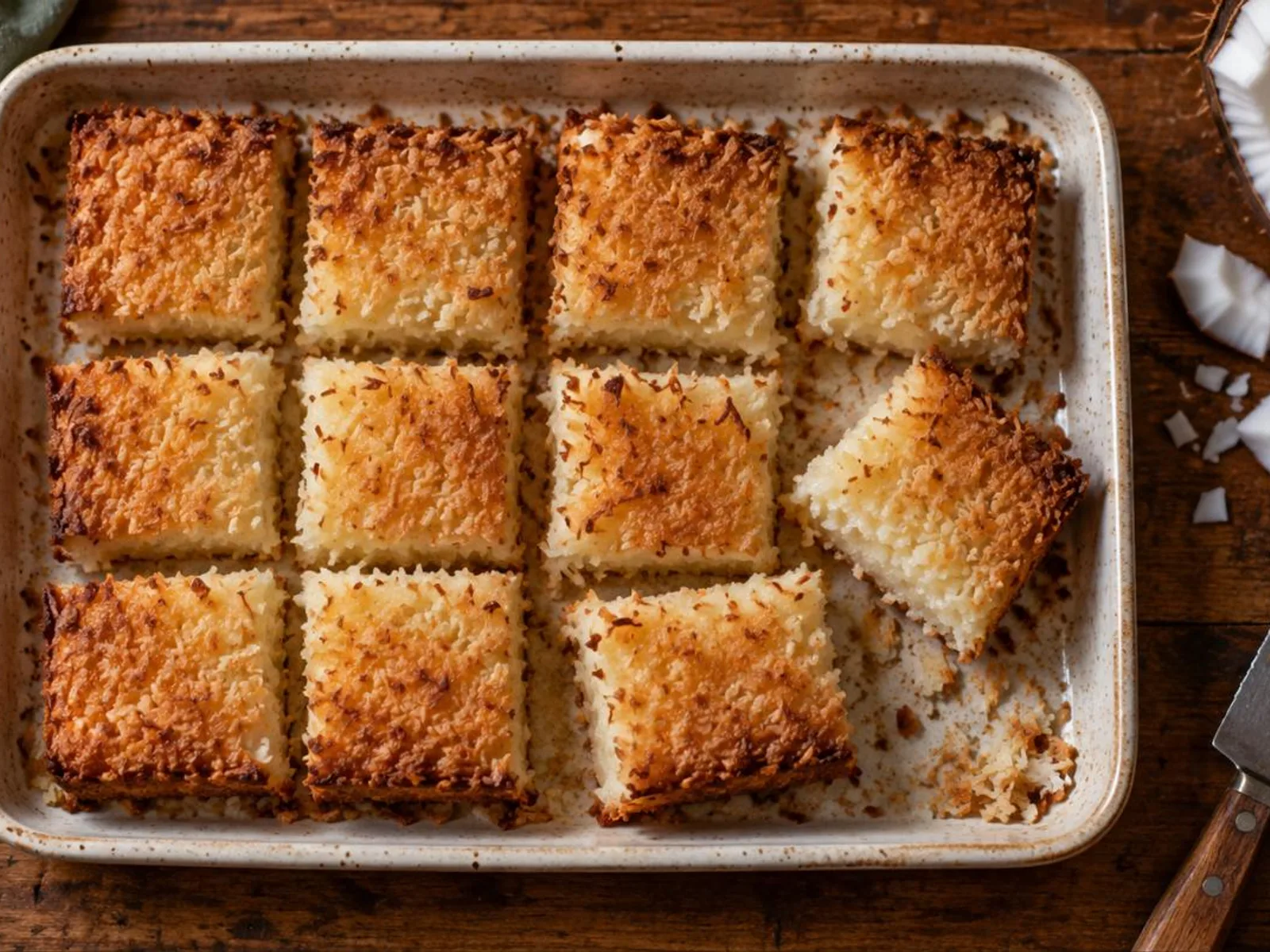 Cocada cremosa de forno