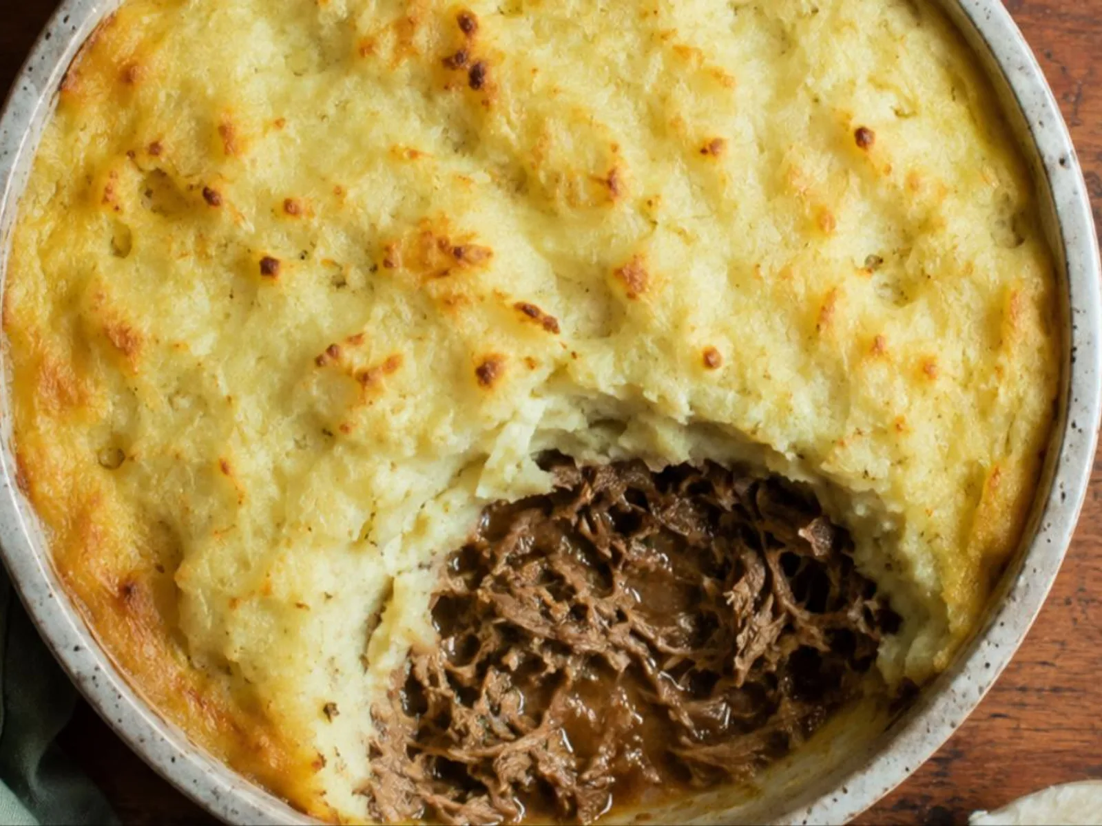 Escondidinho de carne