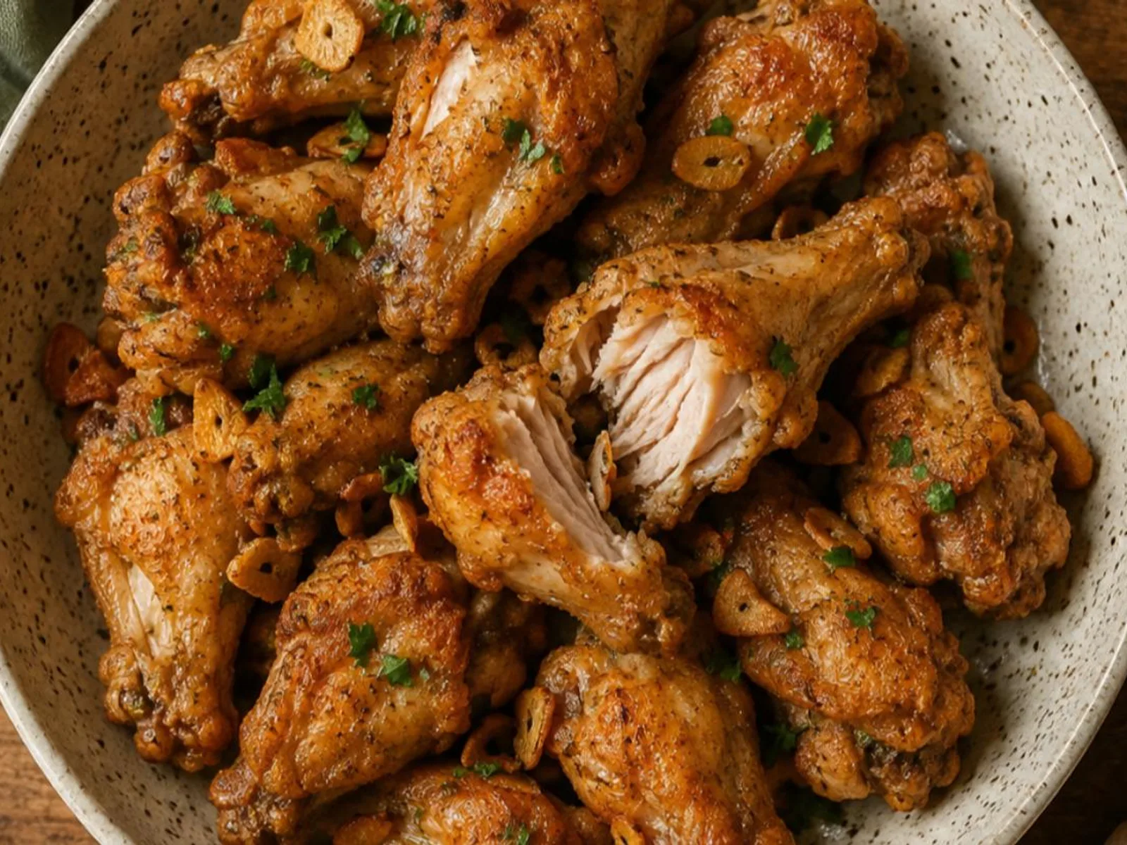 Frango a passarinho na air fryer