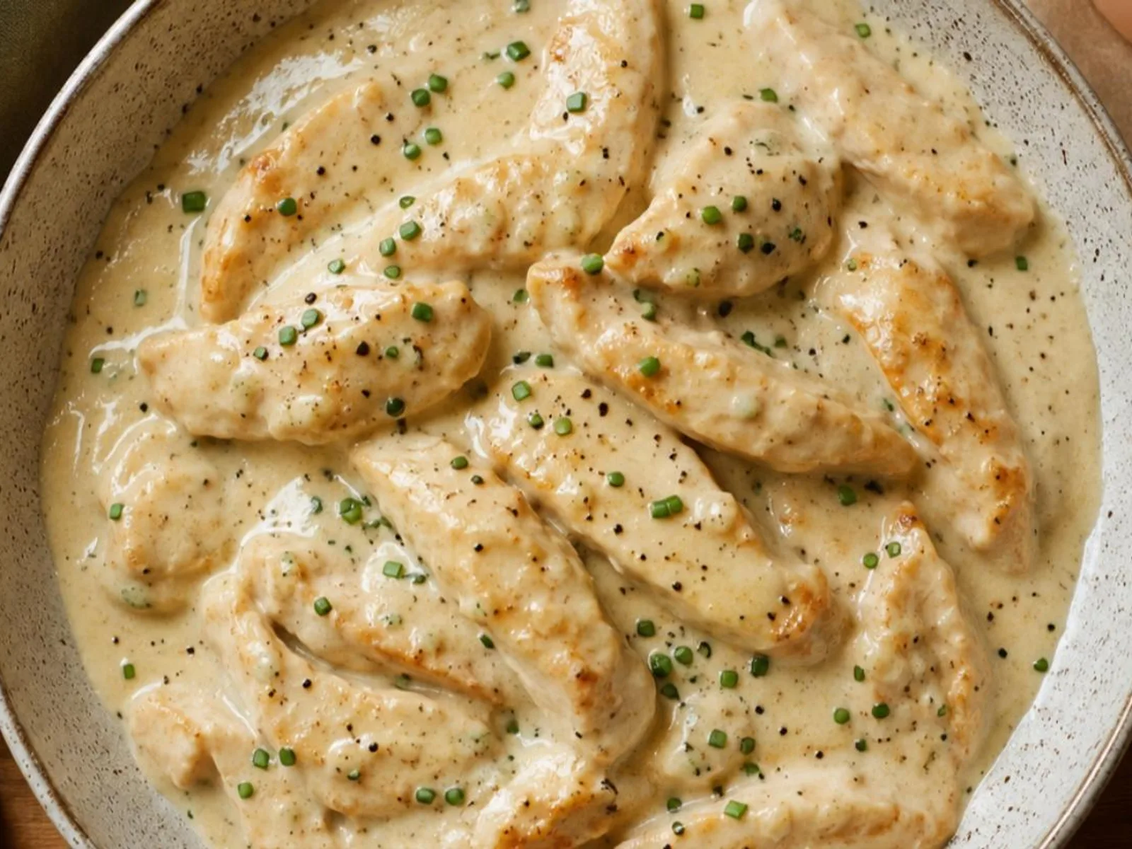 Frango ao molho de requeijão