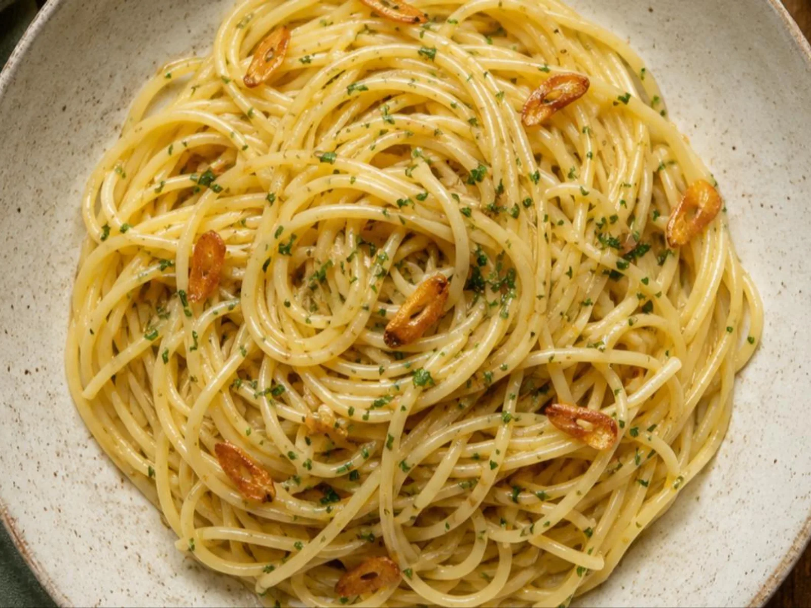 Macarrão alho e óleo
