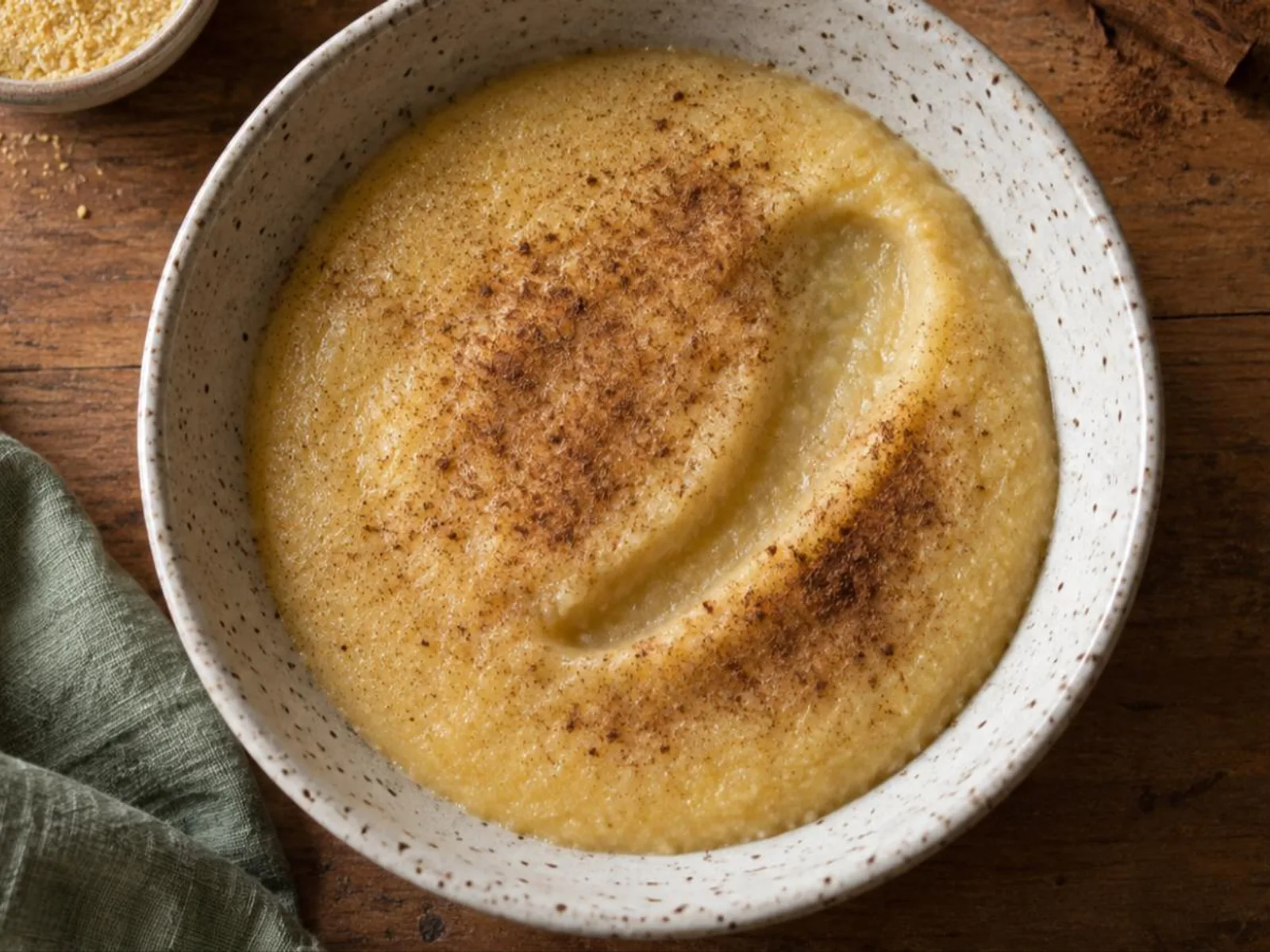 Mingau de fubá cremoso