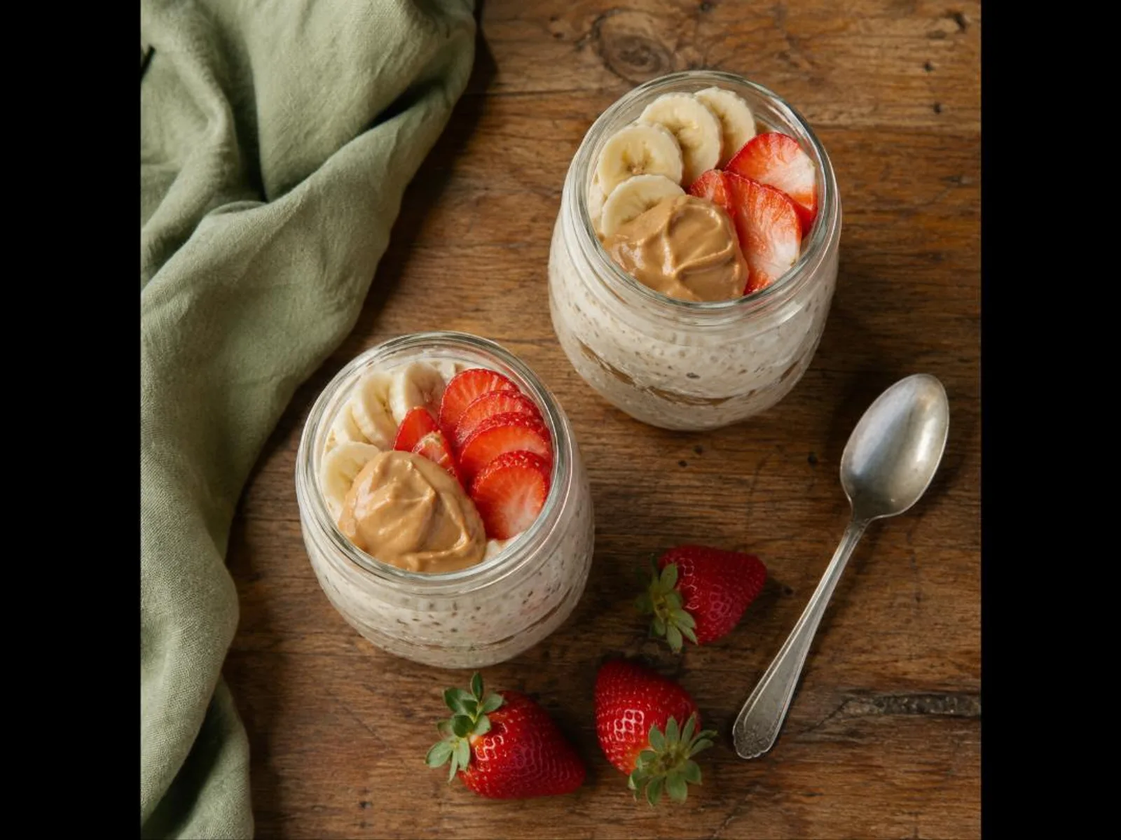 Overnight oats de frutas