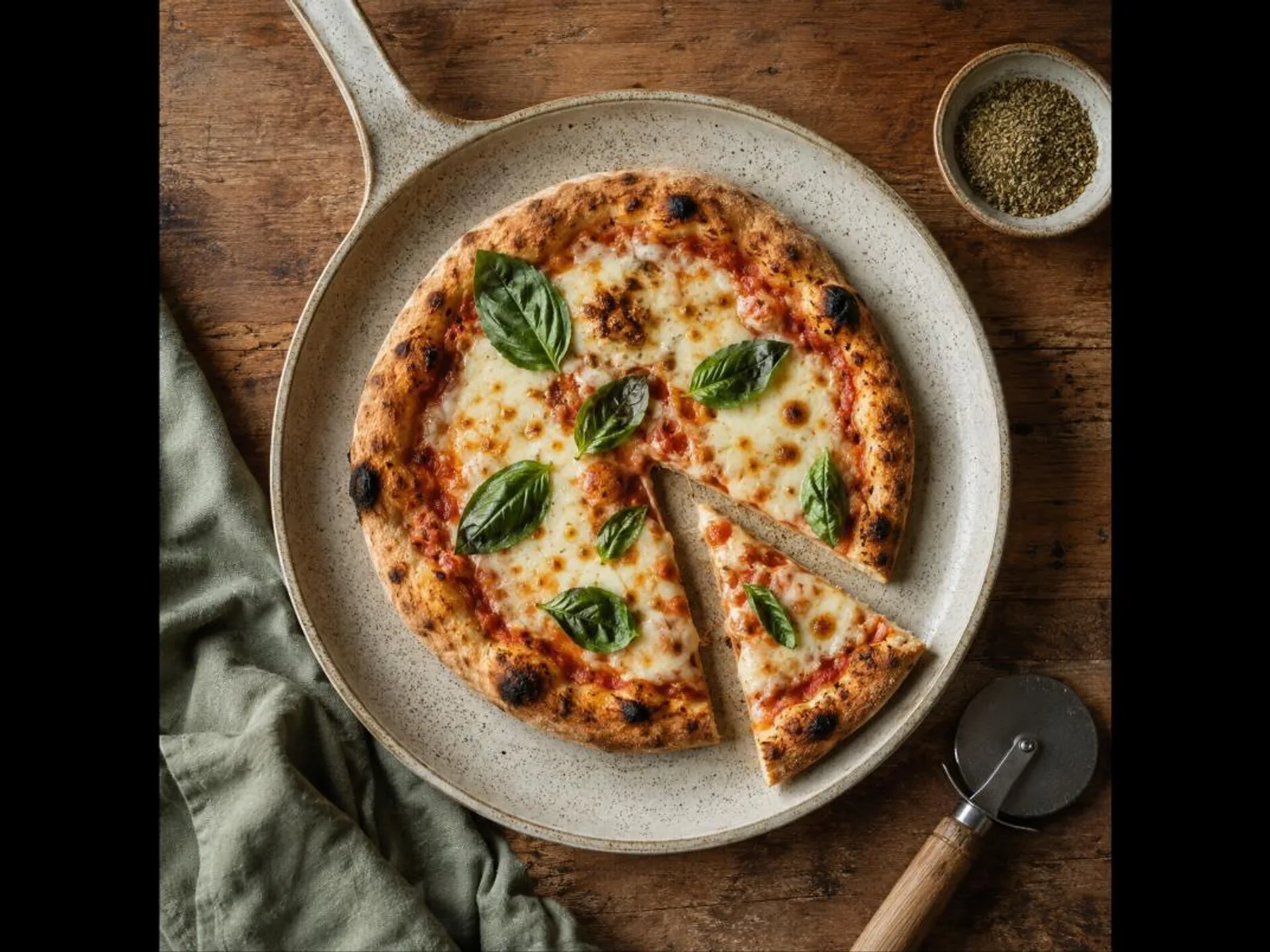 Pizza de frigideira em 15 minutos
