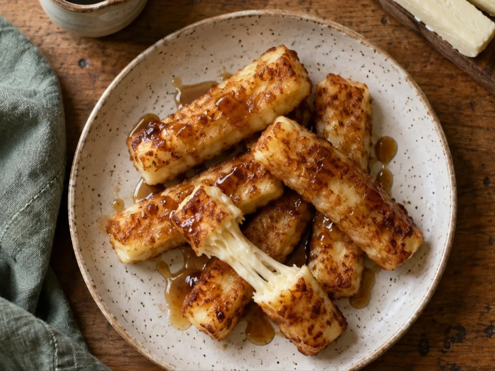 Queijo coalho na air fryer