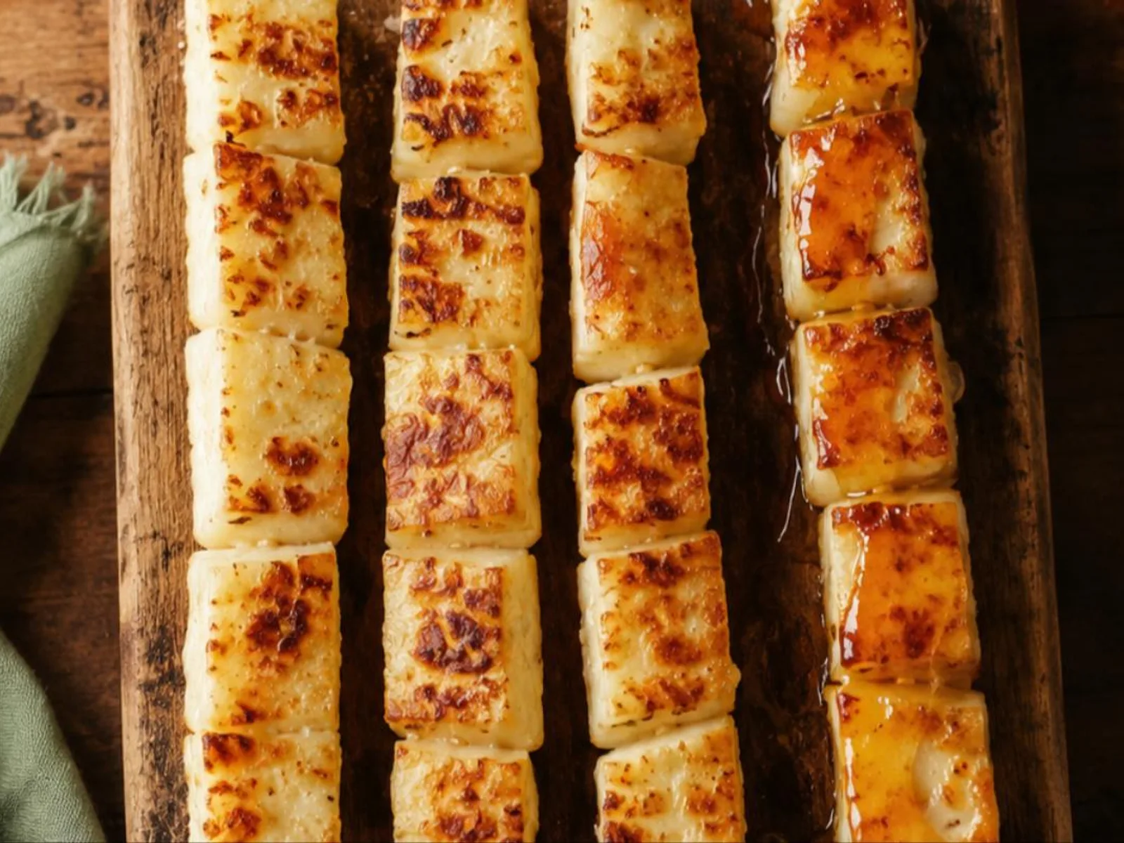 Queijo coalho no espeto