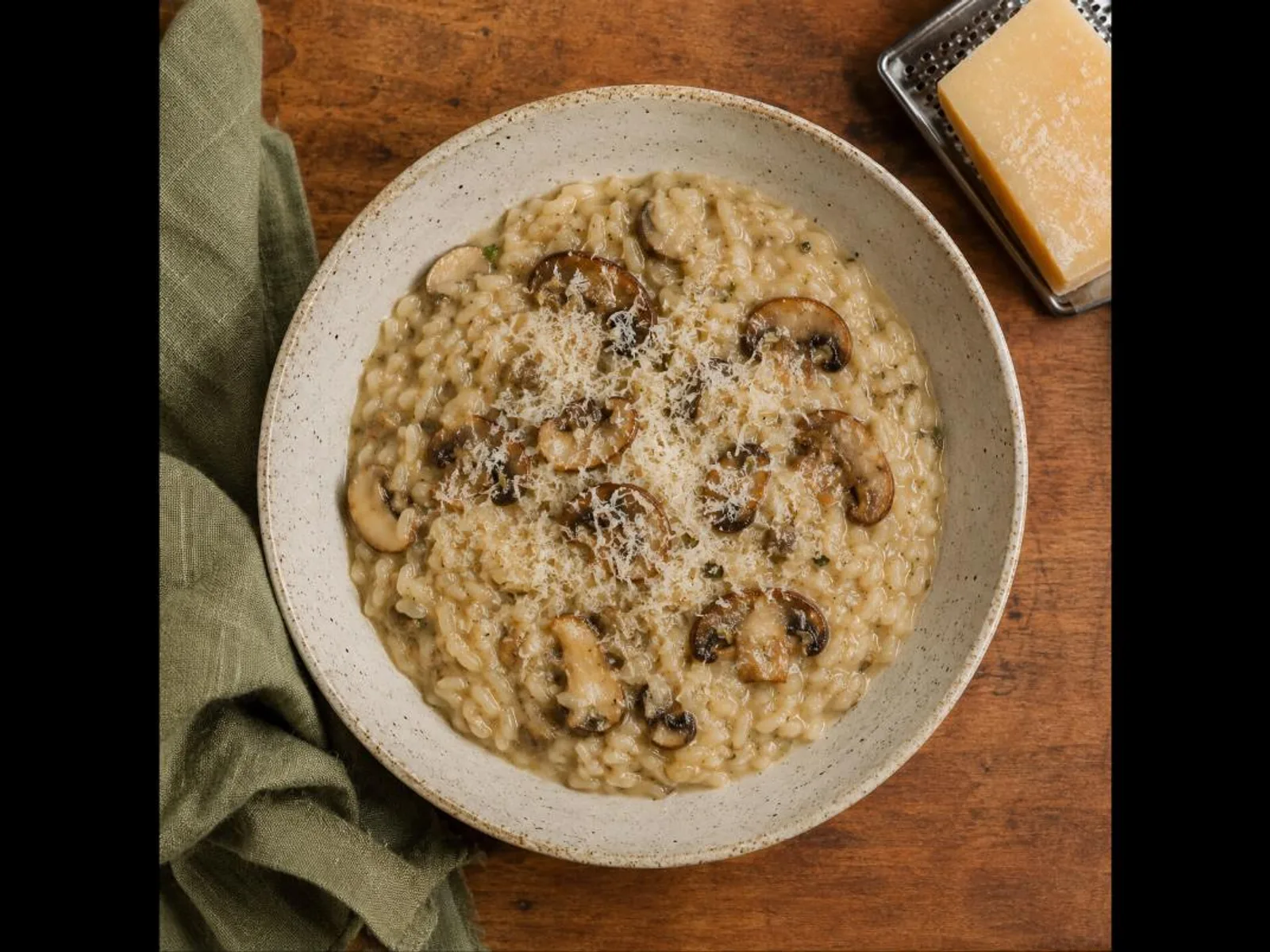 Risoto de cogumelos