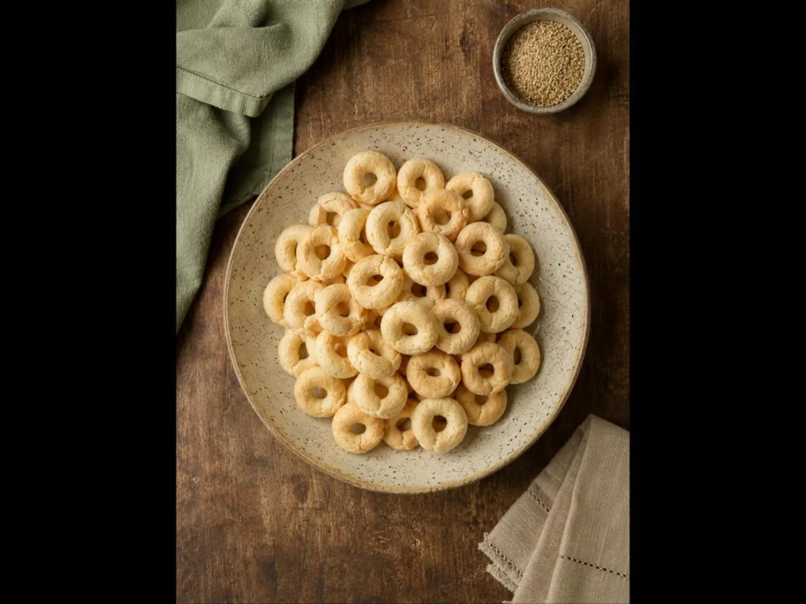 Rosquinha de polvilho assada