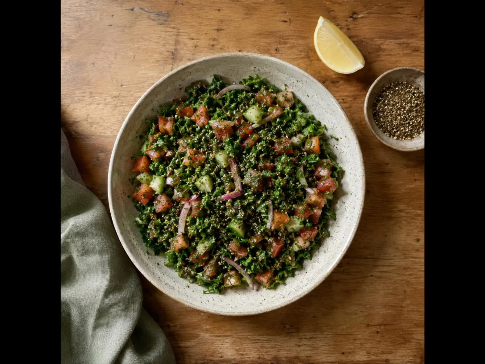 Tabule com zaatar