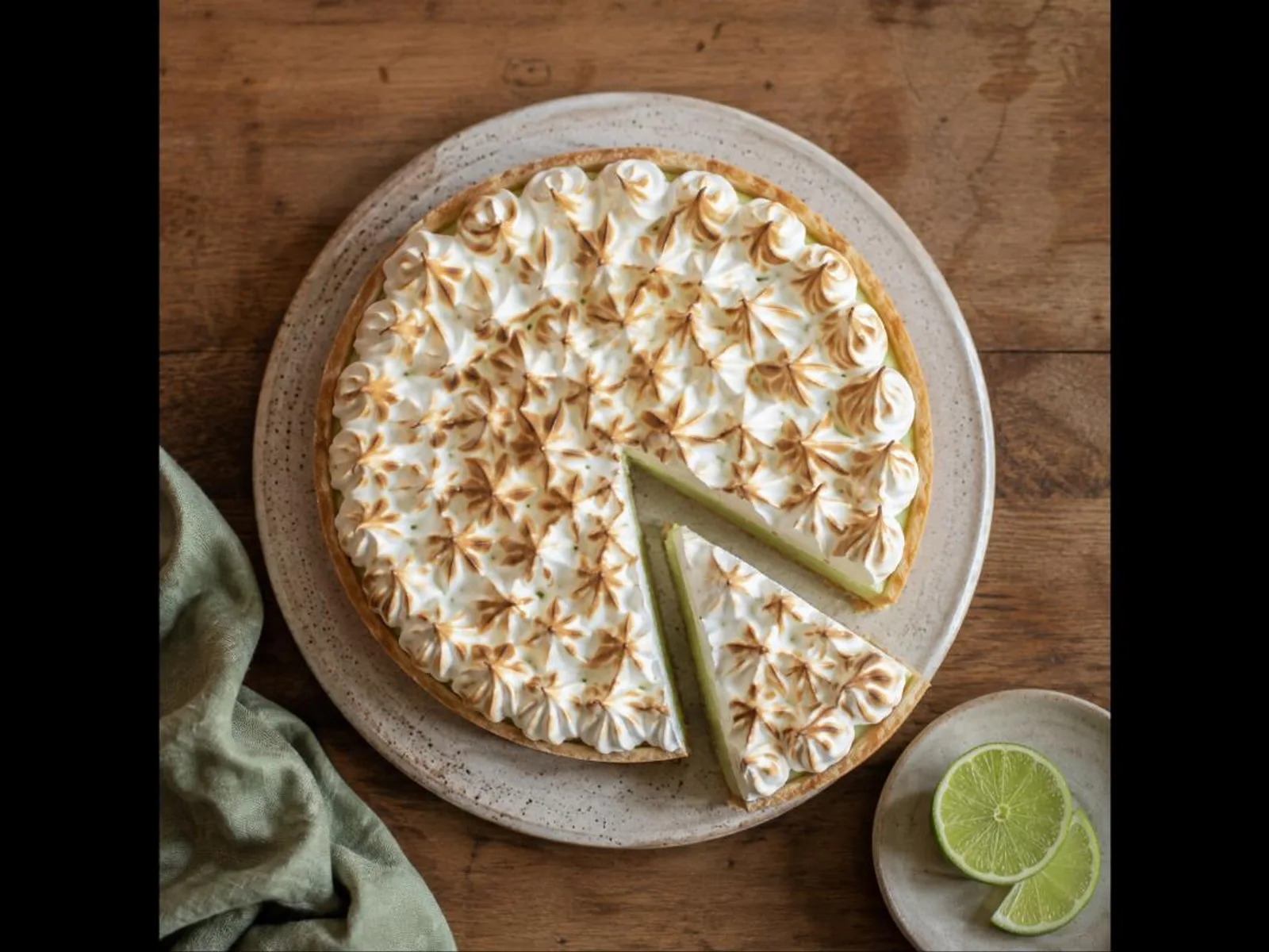 Torta de limão com merengue
