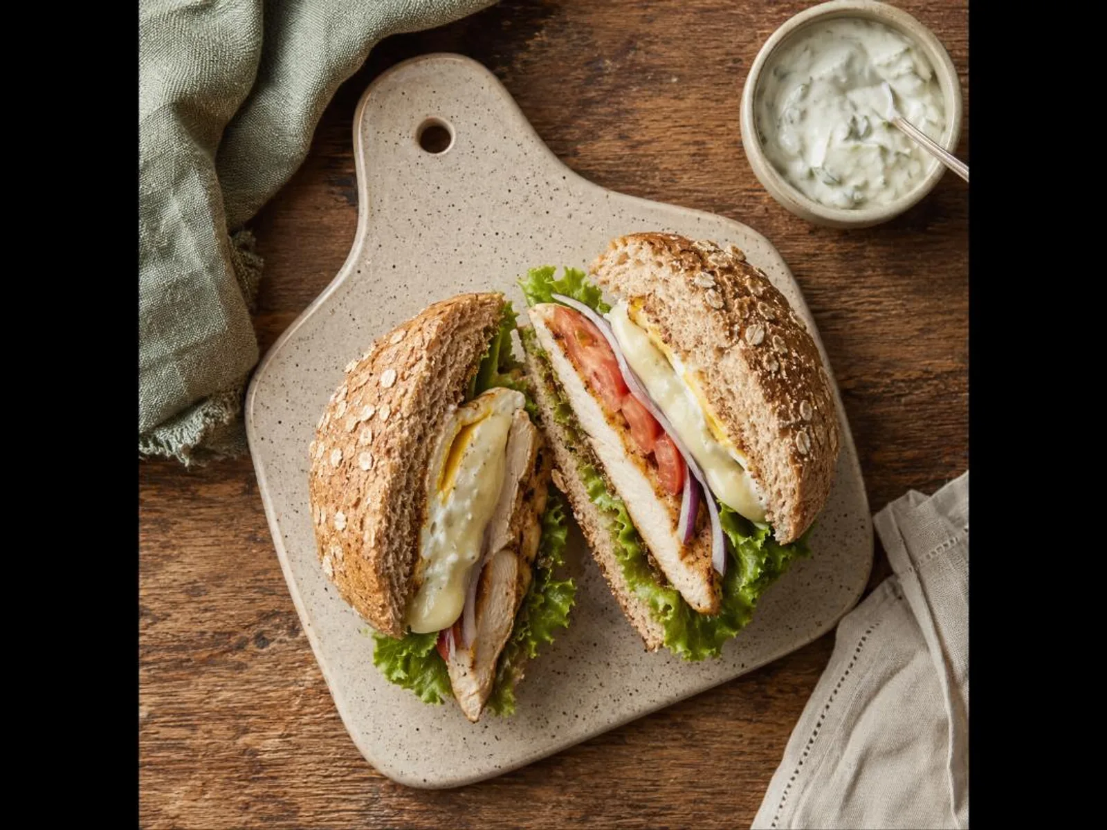 X-salada de frango fit