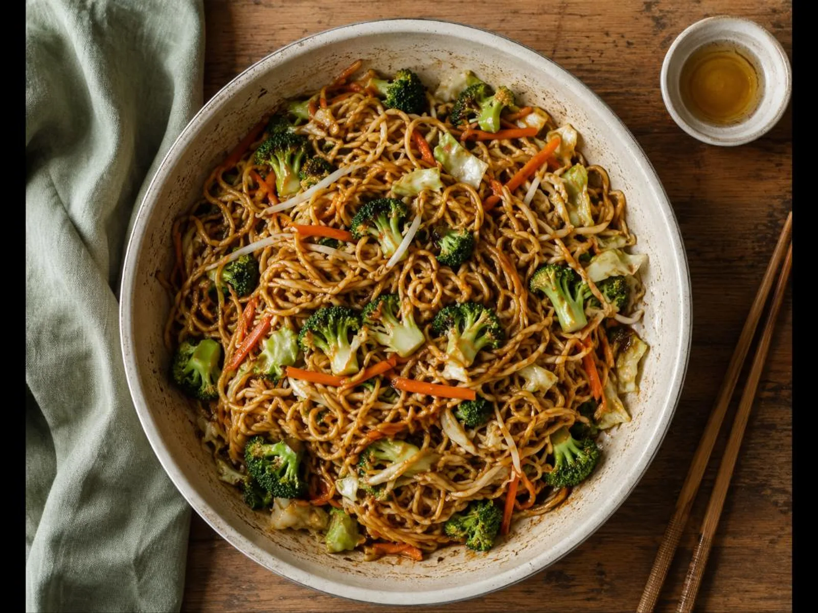 Yakisoba de legumes